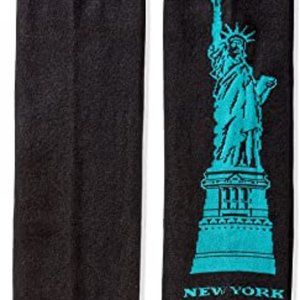 K Bell Women's Travel Series Novelty Knee High Socks, New York Statue of Liberty